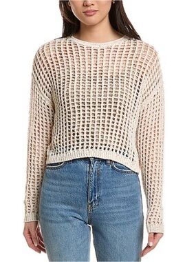 Z SUPPLY Felix Sweater S 20” p2p Cream $88 Retail NWT